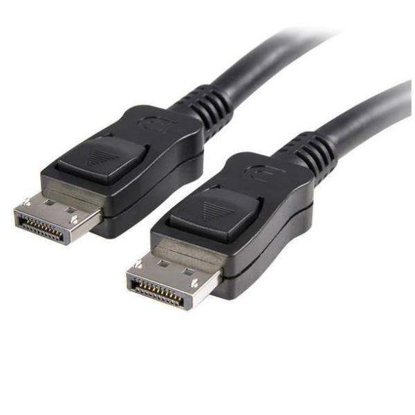 StarTechcom Cable de 1m DisplayPort 12 4k con Cierre de Seguridad  2x Macho DP