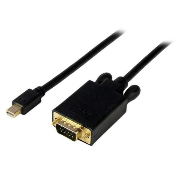 Startechcom Cable De 3m De Video Adaptador Conversor Activo Mini Displayport A Vga  1080p  Negro