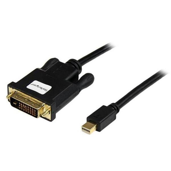 StarTechcom Cable de 91cm Adaptador de Video Mini DisplayPort a DVI D  Conversor Pasivo  1920x1200  Negro