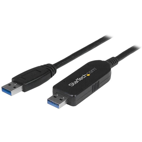 Startechcom Cable De Transferencia De Datos Usb 30 Para Ordenadores Mac Y Windows  Pc A Pc