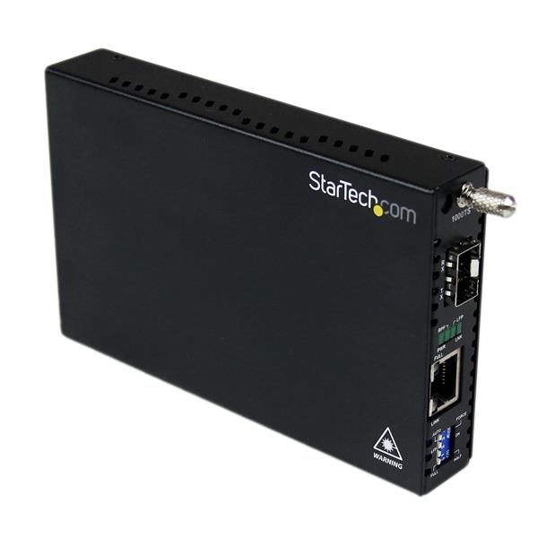 Startechcom Conversor De Medios Gigabit Ethernet Utp Rj45 A Fibra Con Una Ranura Sfp Disponible