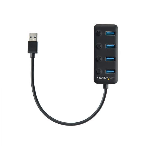 StarTechcom Hub USB 3 0 de 4 Puertos HB30A4AIB
