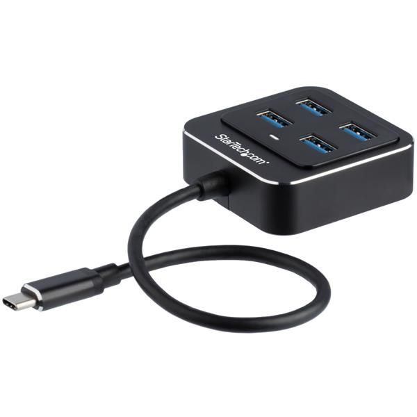 Startechcom Hub Usb C De 4 Puertos Ladron Usb Tipo C Usb 3 1 Concentrador De 4 Puertos Usb A