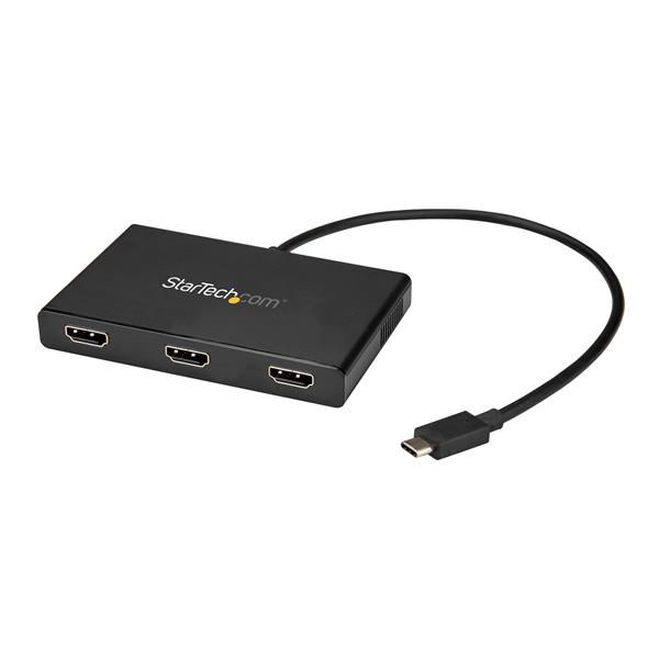 Startechcom Mstcdp123hd Usb C Hdmi X 3 Negro Adaptador De Cable