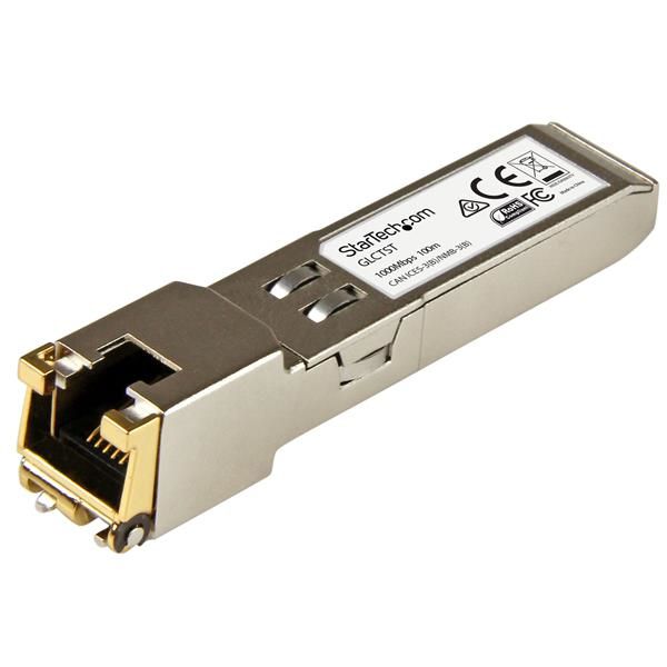 StarTechcom Modulo Transceptor SFP RJ45 Gigabit de Cobre  Compatibles con Cisco GLC T