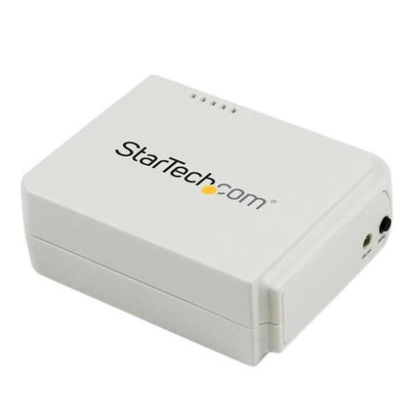 Startechcom Servidor De Impresion Inalambrico Wireless N Y Ethernet De 1 Puerto Usb  80211 B