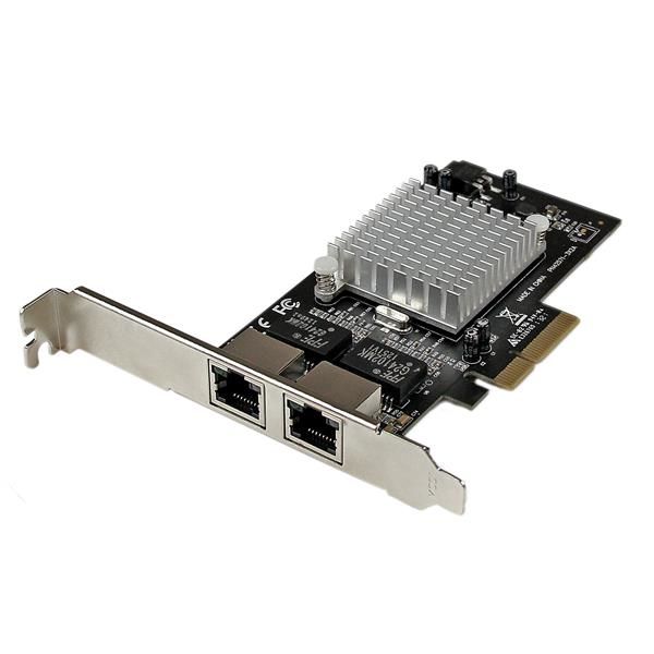 StarTechcom Tarjeta Adaptador de Red PCI Express PCI E Gigabit Ethernet con 2 Puertos RJ45 Chipset Intel i350