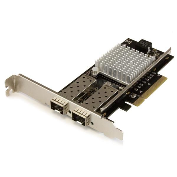 StarTechcom Tarjeta PCI Express de Red de Fibra de 10GB con 2 Puertos de SFP Abiertos