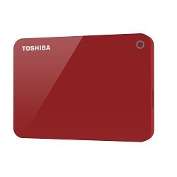 Toshiba Canvio Advance 2000gb Rojo