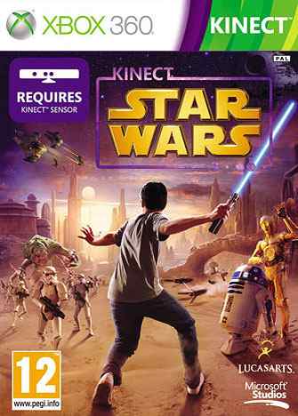 Kinect  Star Wars  Xbox 360  Pal  Dvd  Esp