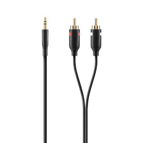 Cable Audio Rca Jack Belkin Mini-stereo F3y116bf2m