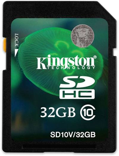 Kingston 32gb Sdhc Card  Class 10