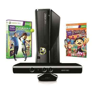 Microsoft Xbox 360 4gb   Kinect  Bundle