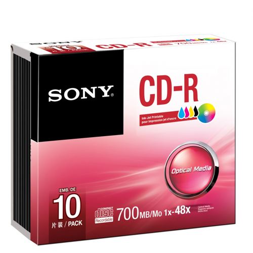 Sony Cd-r 48x 10