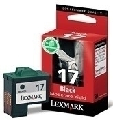 Lexmark No17 Moderate Use Black Print Cartridge Blister
