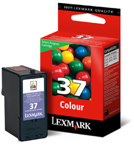 Lexmark 37 Colour Return Programme Print Cartridge