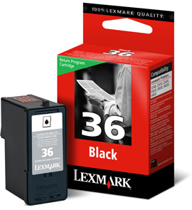 Lexmark 36 Black Return Programme Print Cartridge