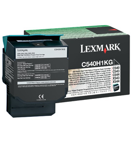 Lexmark C54x  X54x Black High Yield Return Programme Toner Cartridge  25k 