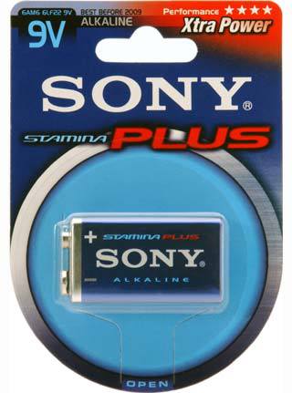 Sony Stamina Plus Alkaline Size 9-v