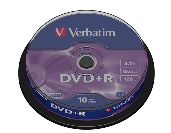 Verbatim Dvd R Matt Silver 43498