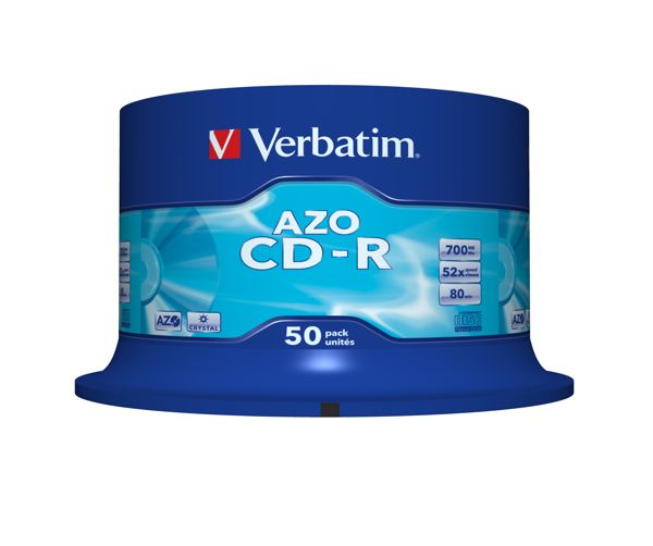 Verbatim Cd-r Azo Crystal 43343