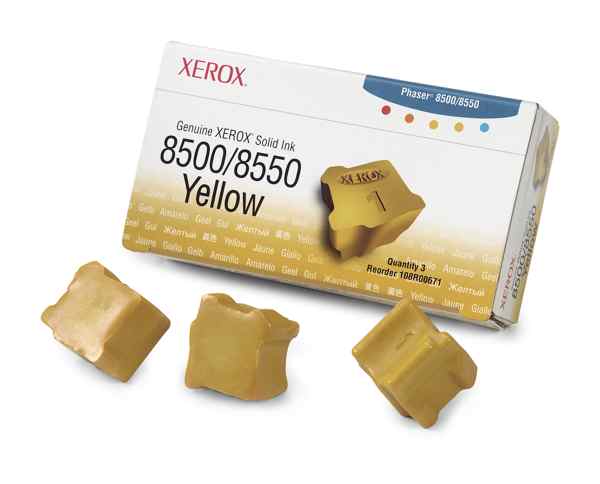 Xerox Tinta Solida Amarilla De Marca Xerox 8500