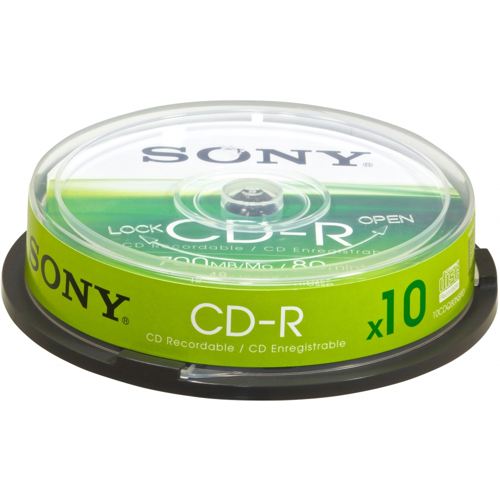 Sony Cd-r 700 Mb  80 Min   10 Pk