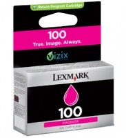 Lexmark 100 Magenta Return Program Ink Cartridge