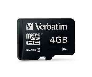 Verbatim Micro Sdhc 4gb - Class 4