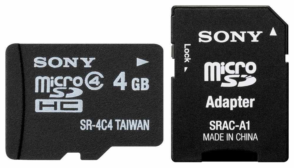 Sony Sr4a4 4gb Microsdhc