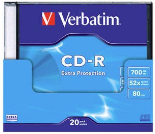 Verbatim Cd-r Extra Protection 43348