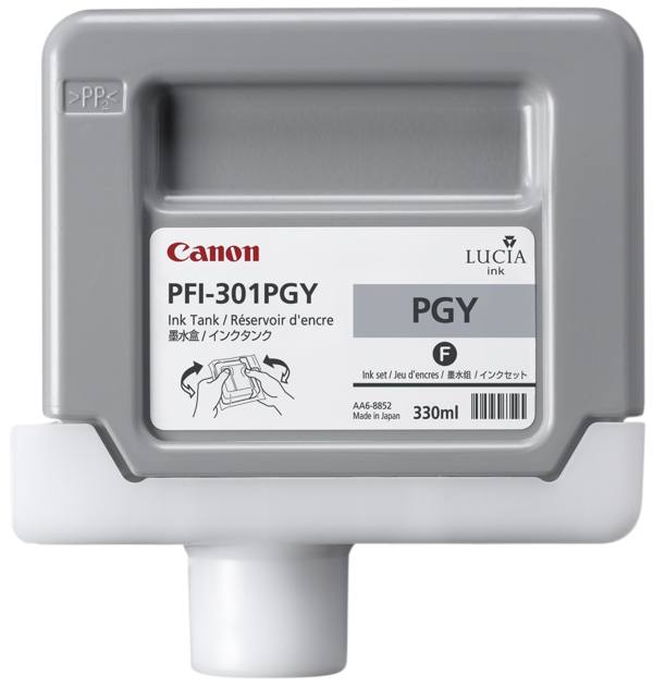Canon Pfi-301pgy Pigment Photo Grey Ink Cartridge