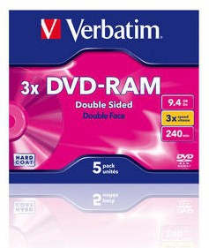 Verbatim Dvd-ram 3x Double Sided 43493