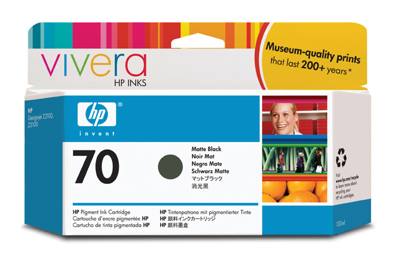 Hp Consumible Cartucho De Tinta Negra Mate Hp 70 De 130 Ml