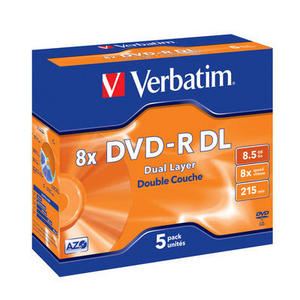 Verbatim Dvd-r Dual Layer 8x  5pk