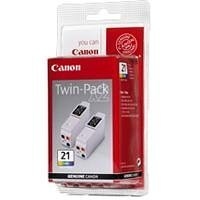 Canon Bci  21clr Color Twin Blister Pack Without Security