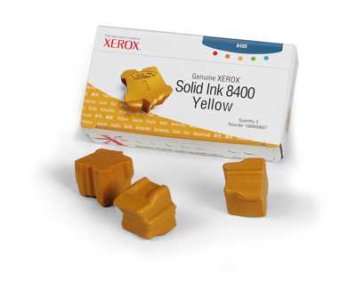 Xerox 3 Barras De Tinta Solida Amarilla Xerox