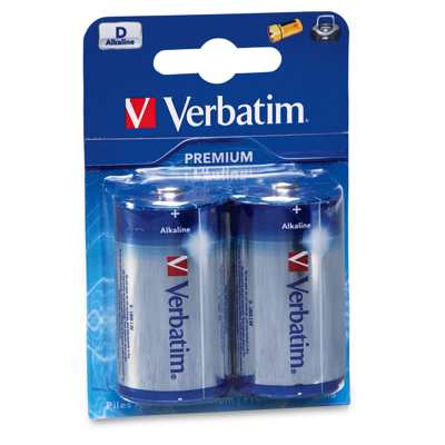 Verbatim D Alkaline Batteries