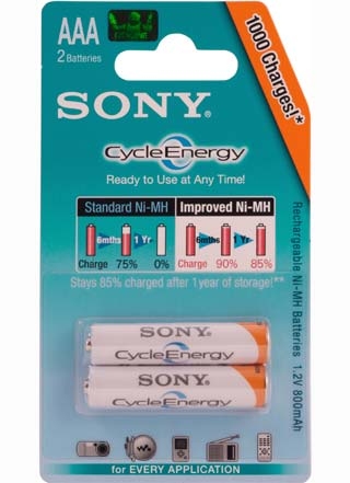 Sony Aaa Rechargeable Batteries