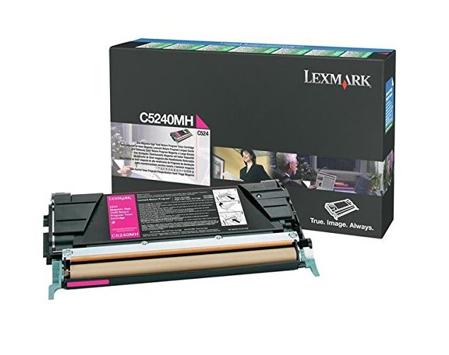 Lexmark C5240MH Cartucho 5000paginas magenta toner y cartucho laser