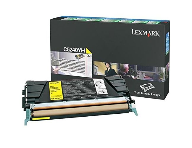Lexmark C5240YH toner y cartucho laser