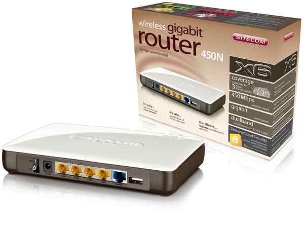 Sitecom Wireless Gigabit Router N750 X6