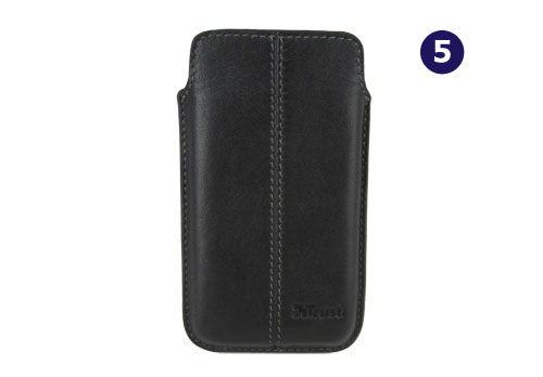 Trust Leather Protective Sleeve For Smartphone