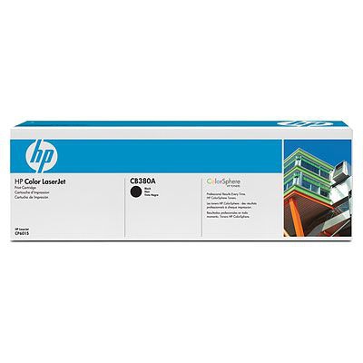 Cartucho de impresion negro HP Color LaserJet CB380A
