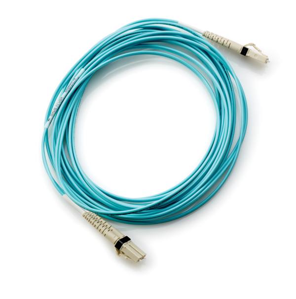 1 Pack De Cable De Fibra Optica Hp Lc Para Lc Multimodo Om3 2 Fibras 30 0m