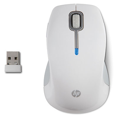 Hp Nk526aa Wireless Comfort  Silver  Mobile Mouse