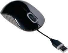 Targus Cord-storing Optical Mouse Amu76eu