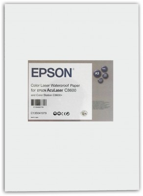 Epson A3 Color Laser Waterproof Paper - 100 Sheets