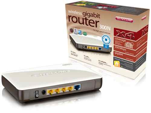 Sitecom Wireless Gigabit Router N300 X4