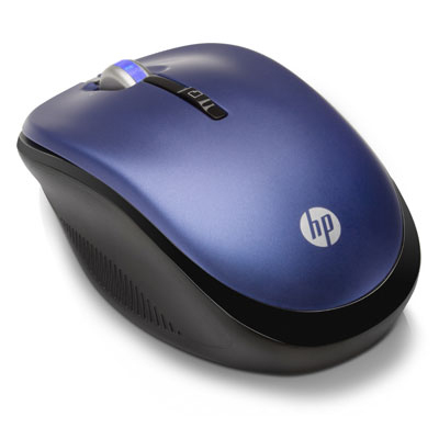 Hp 24ghz Wireless Optical  Pacific Blue  Mobile Mouse